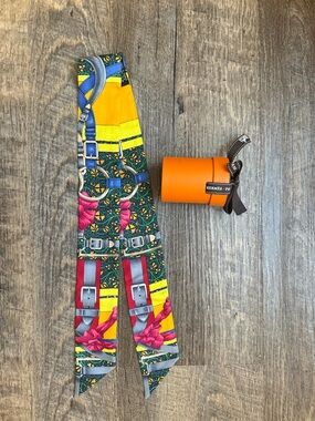 Hermes Printed Twilly Scarf